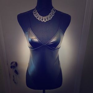 🖤Leather Body suit🖤